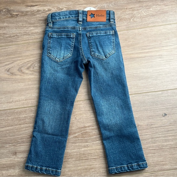 NWT-Hatley Navy Stretch Blue Denim Pant - Picture 2 of 6